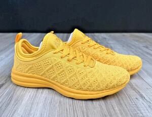 APL TechLoom Phantom Running Sneakers Mango Yellow White Womens Size 7 NEW
